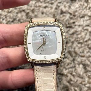 Skagen women 039 s watch MK348 mother of pearl